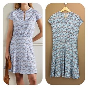 {Boden} Flippy Jersey Dress in Enchanting Paisley - Womens 8R